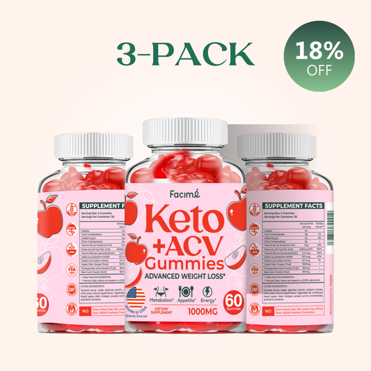 Pack of 3 - Keto ACV Gummies