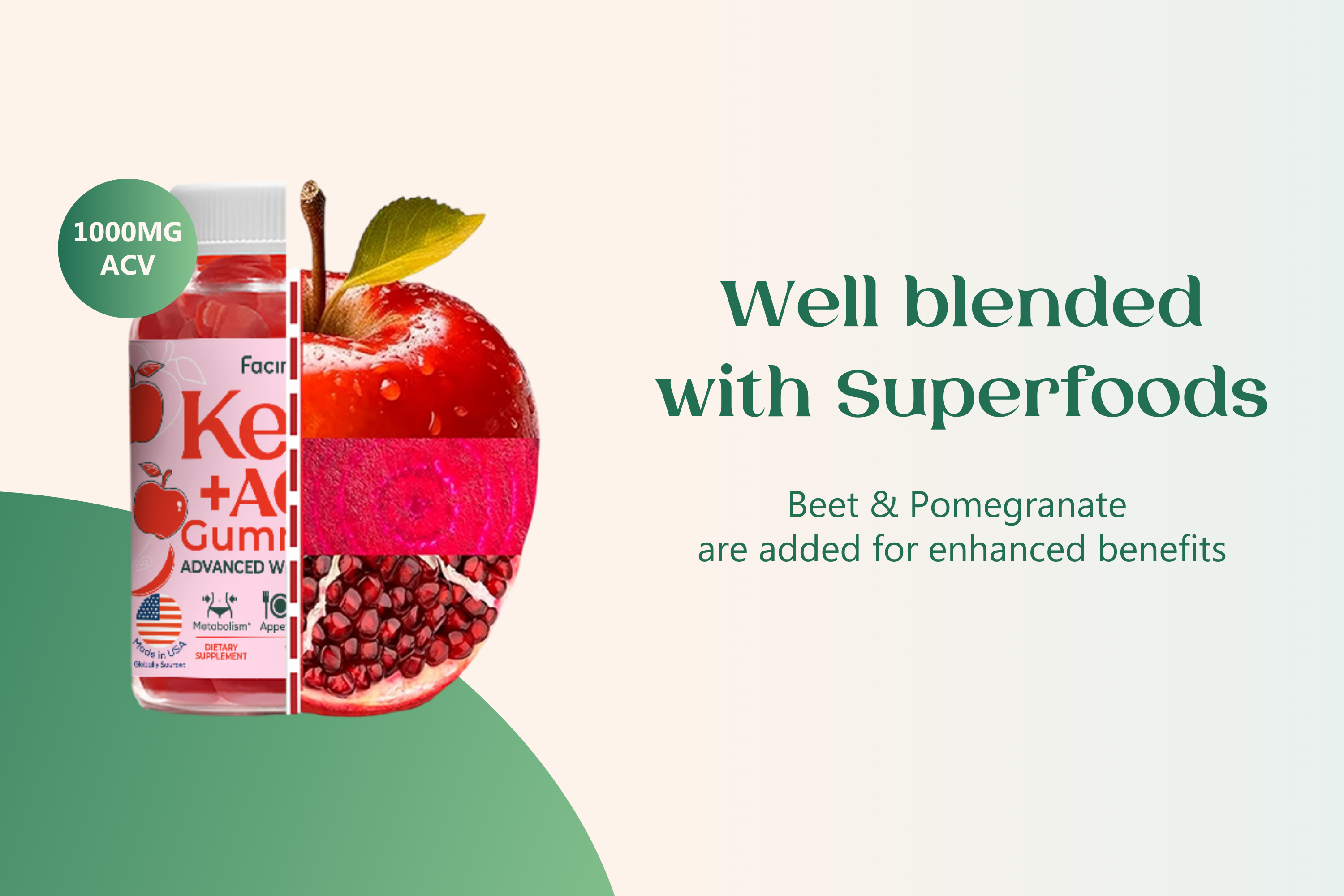 Well blended with superfoods