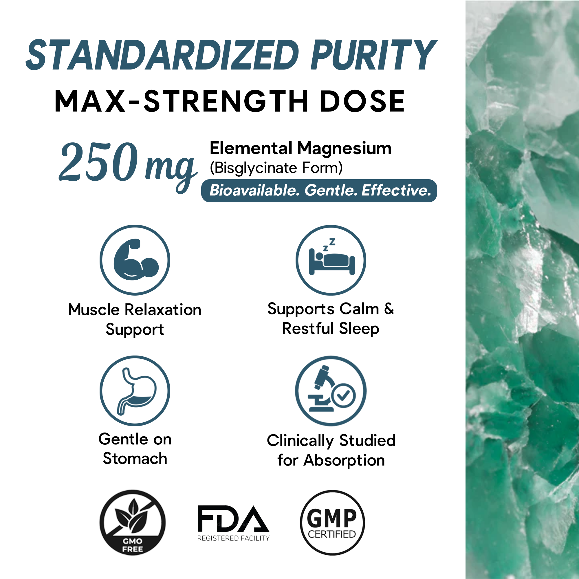 Natural Chelated Magnesium Glycinate Sleep Aid - Melatonin-Free Sleep & Stress Relief with KSM-66 Ashwagandha, GABA, L-Theanine & Chamomile for Muscle Relaxation - Made in USA