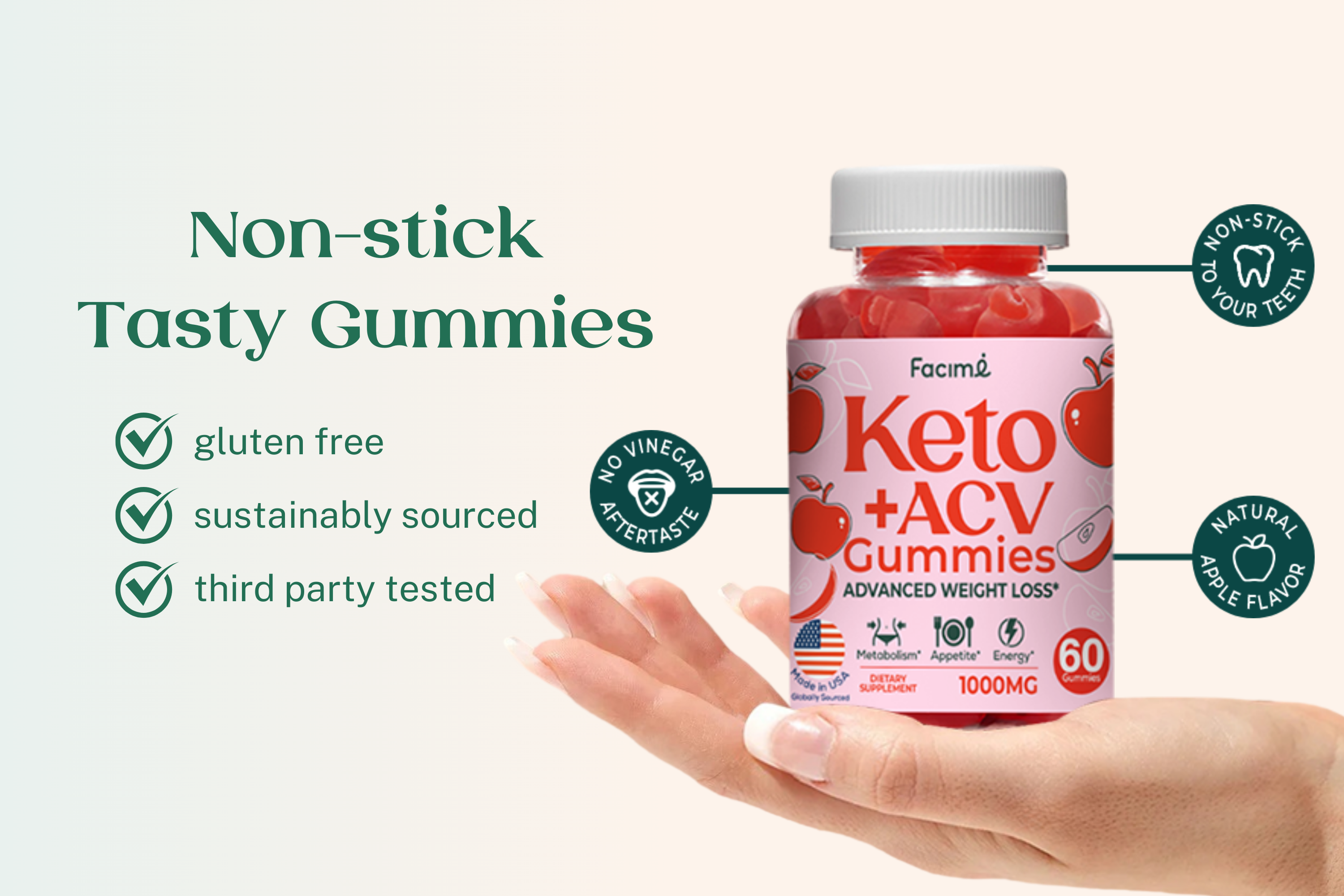 Non-stick Tasty Gummies