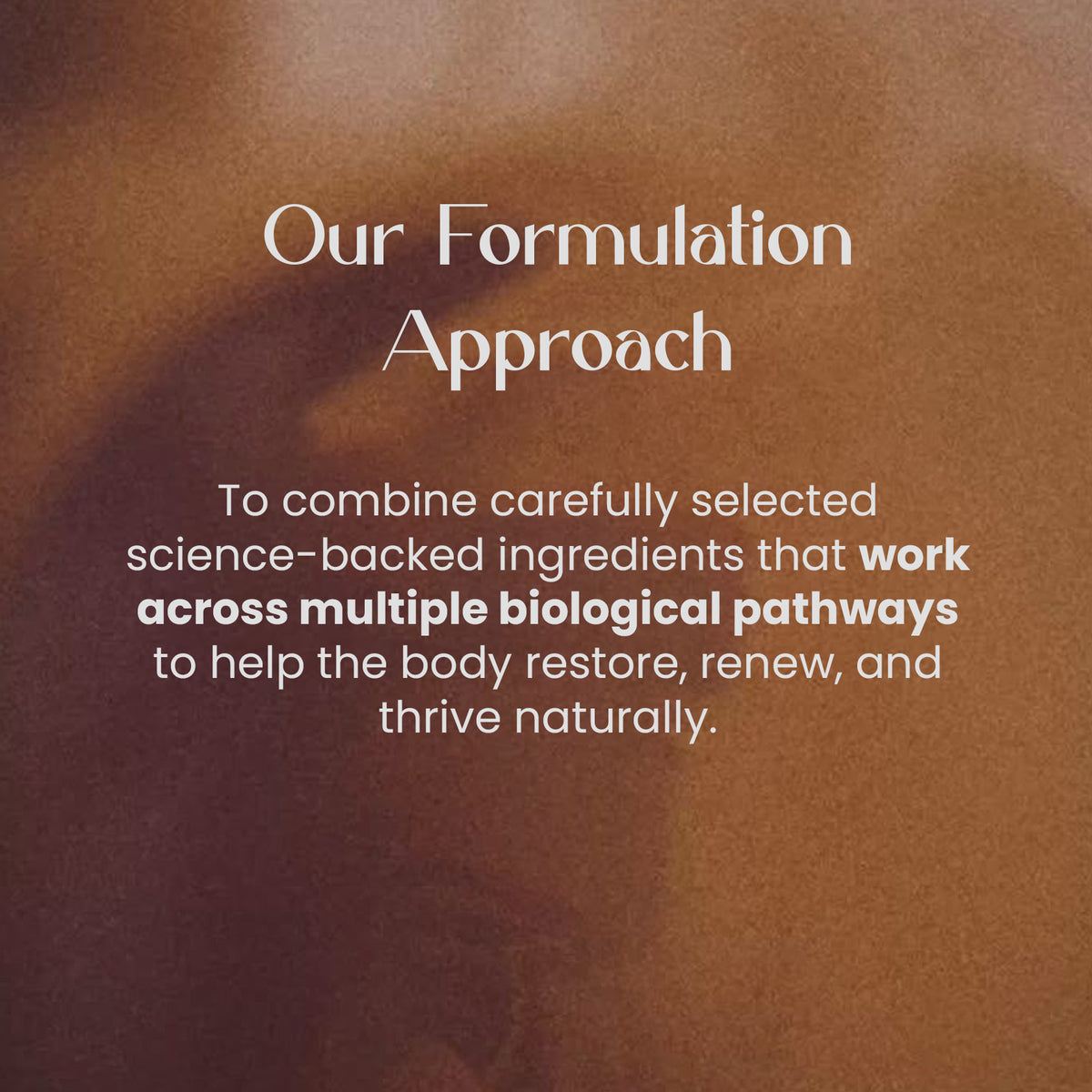 Our formulation approach