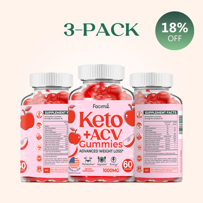 Keto acv Gummies 3 pack