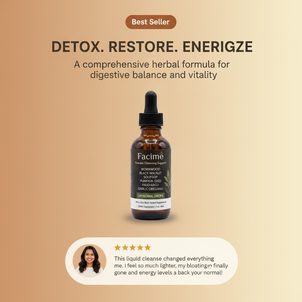 Black Walnut Wormwood Parasite Cleanse