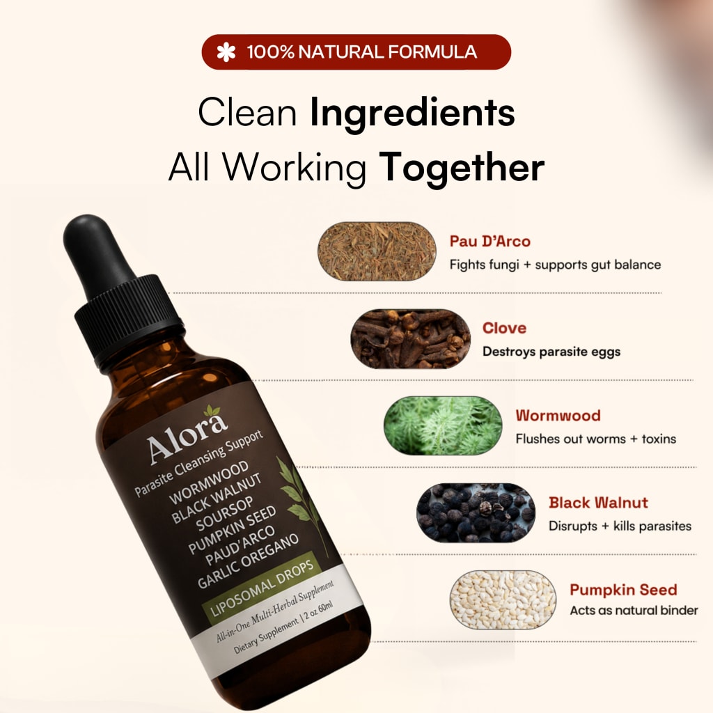 Black Walnut Wormwood Parasite Cleanse