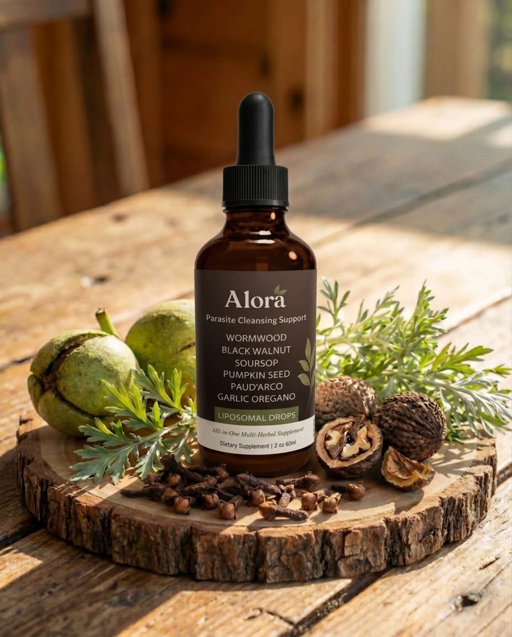 Black Walnut Wormwood Parasite Cleanse